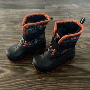 Toddler Boys Members Mark Size 9/10 Dinosaur Snow Boot